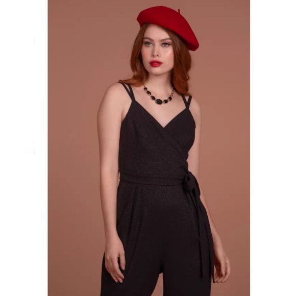 Sport Chic Black Jumpsuit - Picture 5 of 6